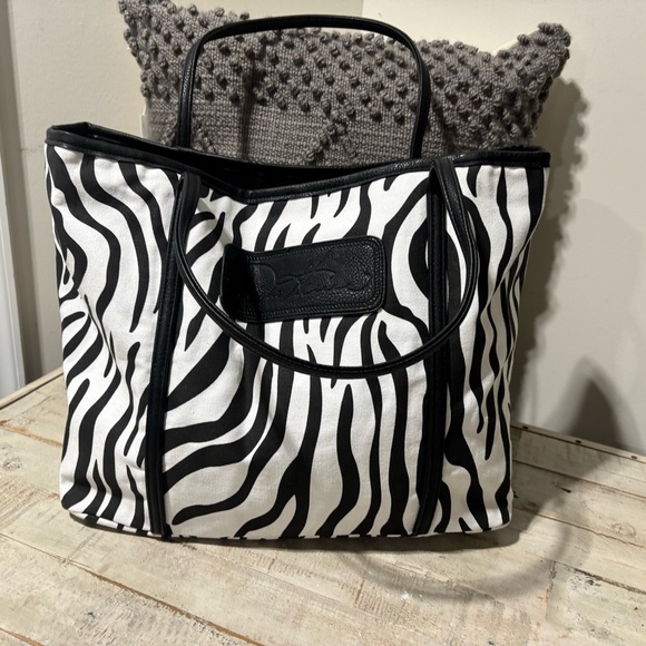 Diane Gilman Handbags - ❤️Vintage Diane Gilman Zebra Print Tote